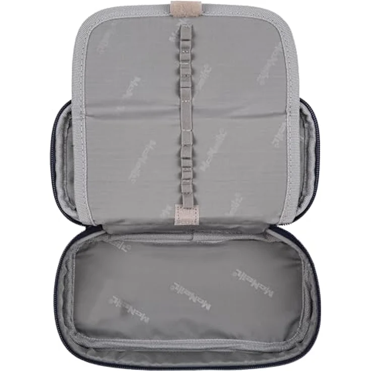 McNeill Federmäppchen Campus Polly, Polyester, Reißverschluss mit Zipper, int. Stiftehalterung, blau – Bild 4