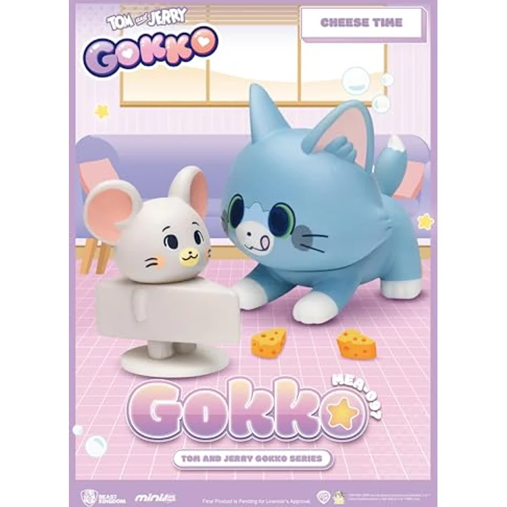 Beast Kingdom Tom & Jerry Gokko Series Figures, Surprise Blind Box Set mit 6 Figuren, Höhe 4-8 cm – Bild 2