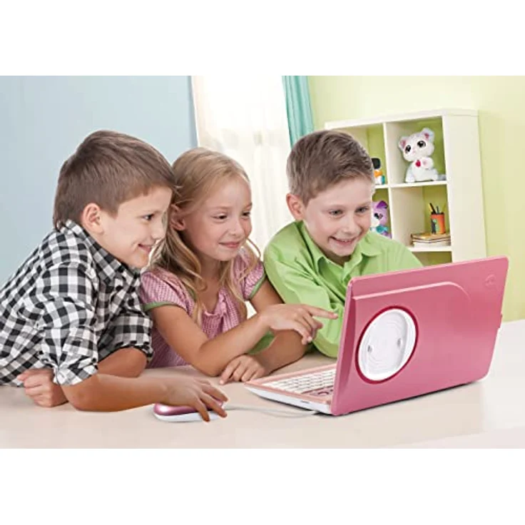 Vtech Genio Lernlaptop pink – Lerncomputer mit Internetzugang, Textprogramm und Lerninhalten zu Buchstaben, Wörtern, Mathe, Logik u. v. m. – Für Kinder von 5-12 Jahren – Bild 7