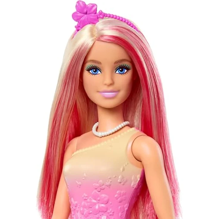 Barbie Anziehpuppe Royal_1, in Regenbogenfarben, mit fantasievollem Design und stilvollen Accessoires – Bild 2
