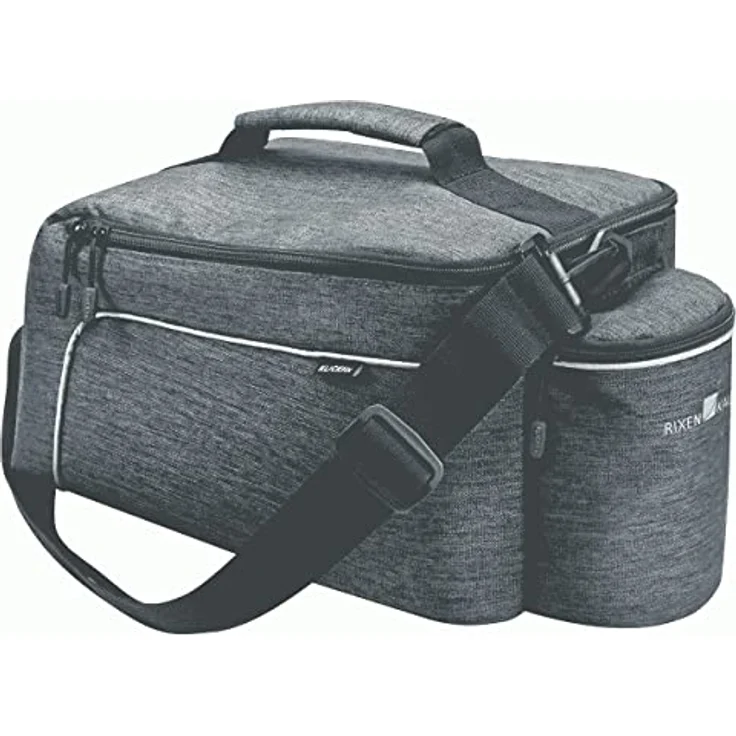 KLICKfix Unisex – Erwachsene Gepäckträgertasche-0268UKGR Gepäckträgertaschen, Grau, One Size – Bild 1