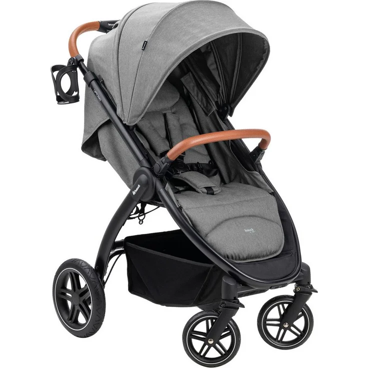 Hauck Kinder-Buggy Uptown, Black Melange Grey, bis 22 kg belastbar, komfortabel und city-tauglich – Bild 1