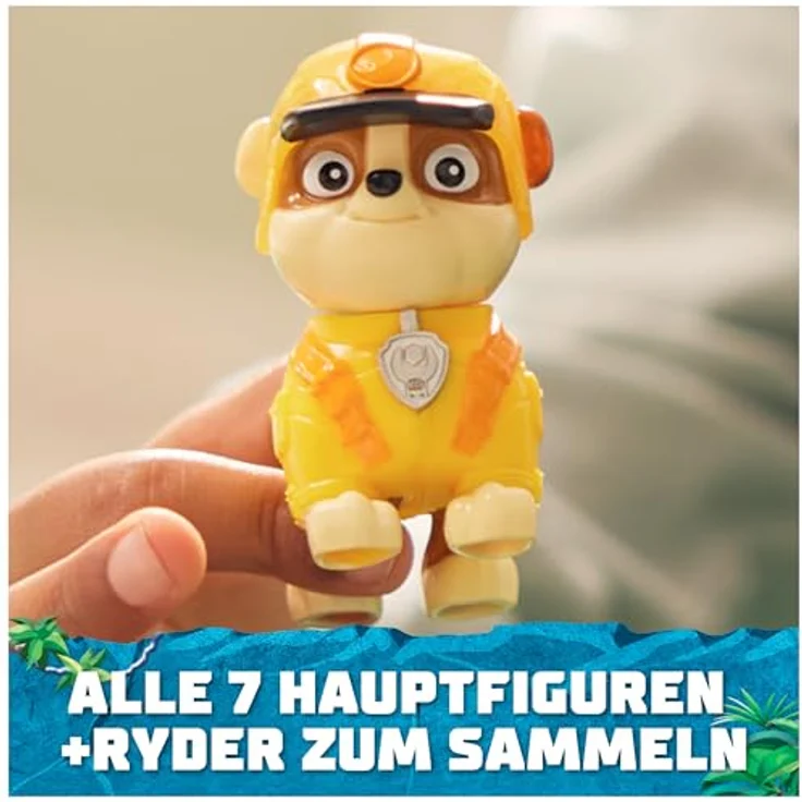 Spin Master PAW Jungle Pups Hero Pups Giftset, Sammelfiguren-Set mit 8 Actionfiguren von Ryder und den Welpen Chase, Marshall, Rocky, Rubble, Zuma, Tracker und Skye – Bild 3