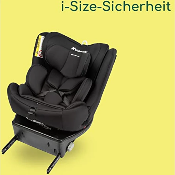 Bebeconfort EvolveFix i-Size, um 360° drehbarer Kindersitz, Kindersitz der Gruppe 0 1 2 3, ISOFIX-Kindersitz, ab Geburt bis zu 12 Jahren, bis zu 36 kg, 40-150 cm, Black Mist – Bild 5