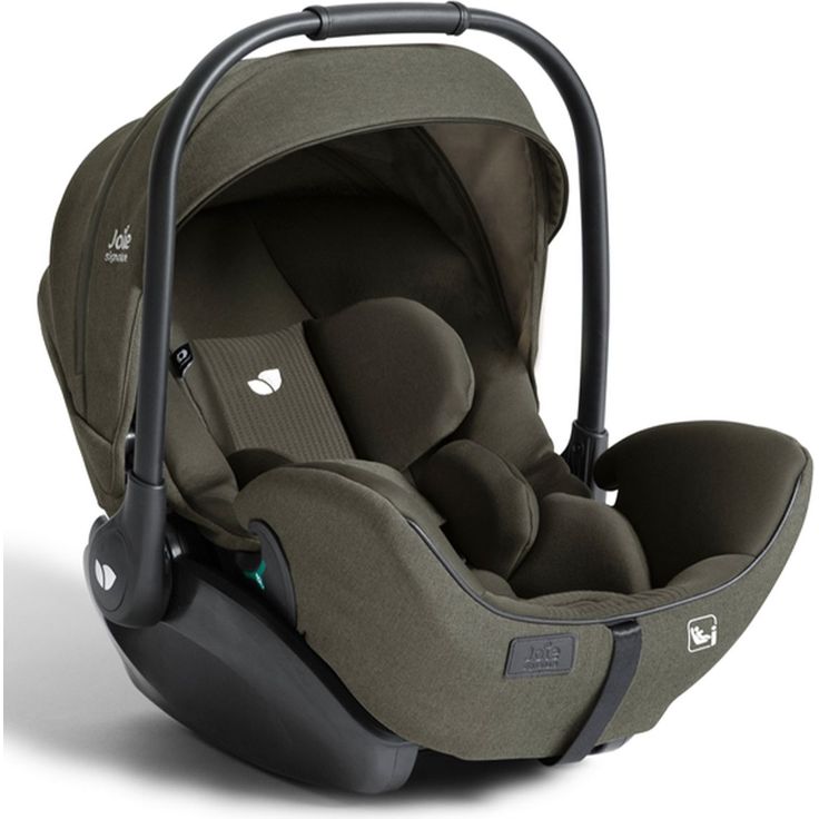 Joie Signature Babyschale I-Level Pro i-Size, Liegefunktion, Sitzverkleinerer & Sonnenverdeck, Evergreen, 0-13 kg (40-87 cm)