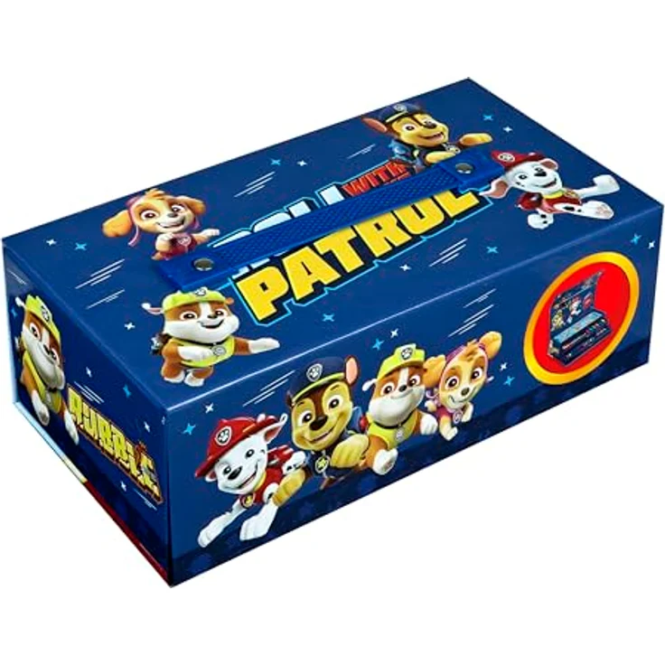 PAW PATROL Kreativset Malkasten mit Schublade, Künstlerbedarf für junge Kreative – Bild 2