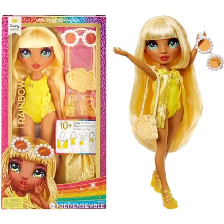 Rainbow High Anziehpuppe Rainbow High Swim & Style Fashion Doll- Sunny (Yellow) - Preisvergleich – Bild 2