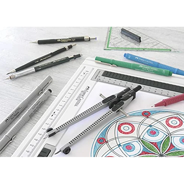 Faber-Castell TK-FINE Druckbleistift, 0.3 mm, 0.5 mm, 0.7 mm, 1.0 mm, grün – Bild 3