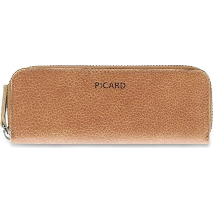 Picard POUCH Damen Schreibgeräteetui aus genarbtem Rindsleder, mit Reißverschluss, 7x18x2cm, für Business und Alltag – Bild 4