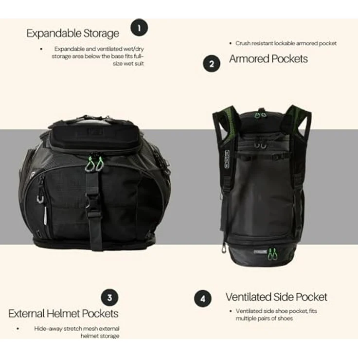 Ogio Reisetasche 9 0 GYM Black Grey – Bild 7