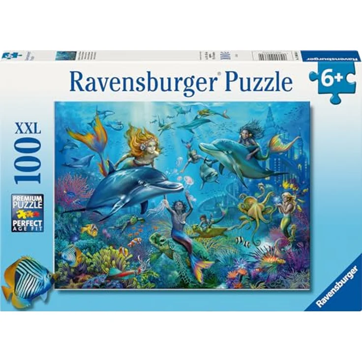 Ravensburger Kinderpuzzle - 12000864 Abenteuer unter Wasser - 100 Teile XXL Puzzle für Kinder ab 6 Jahren, bunter Puzzlespaß mit extradickem Material – Bild 1