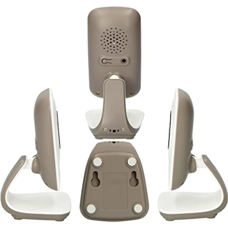 Alecto DVM-71C Babyphone mit Kamera - Zusatzkamera DVM-71 - große Reichweite - schwenkbare Kamera - erweiterbar - VOX Funktion - weiß – Bild 4