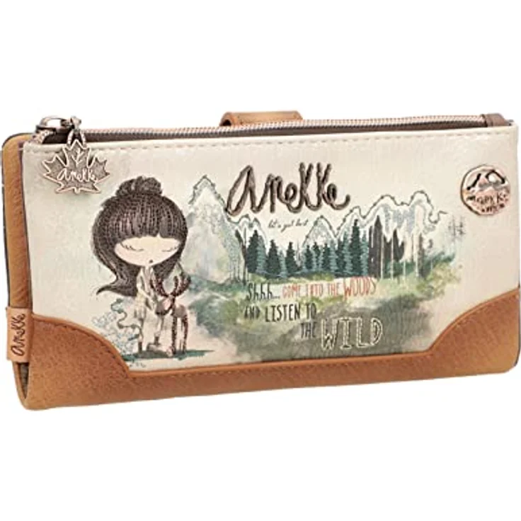Anekke Canada Geldbörse, mehrfarbig, 20 cm x 11 cm x 3.5 cm, 100% Polyurethan – Bild 1
