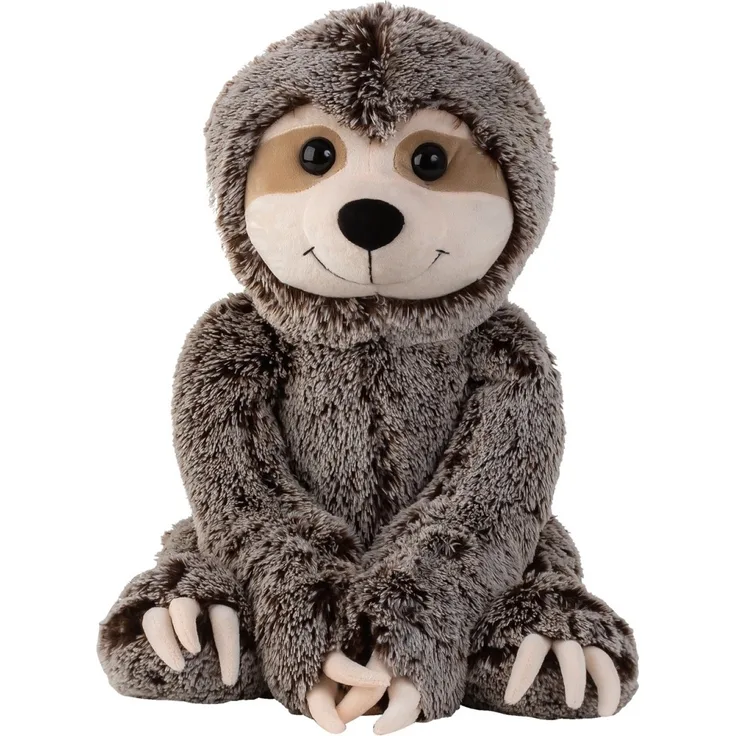 Geschenkestadl Faultier 60 cm Kuscheltier hängend mit Kletthänden, aus 100 % Polyester, perfekt zum Entspannen