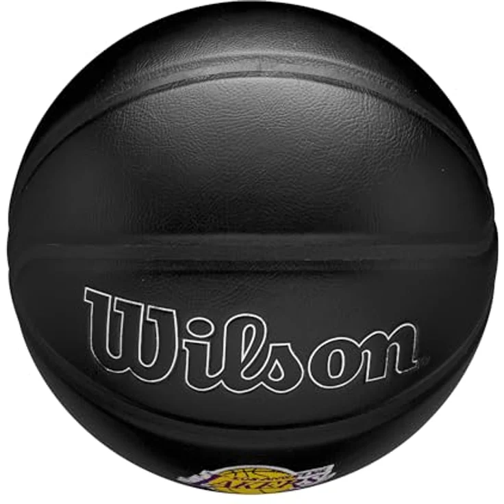Wilson NBA Team Premiere BSKT, Basketball aus zusammengesetztem Leder, geeignet für Innen- und Außenbereich, schwarz – Bild 5