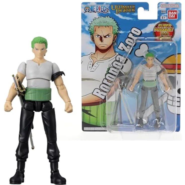 BANDAI Ultimate Legends One Piece Actionfigur, 12 cm Gelenkige Lorenor Zorro Figur mit Zubehör - Offizielle One Piece Lizenz, geeignet für Kinder ab 4 Jahren - VE91032 – Bild 2