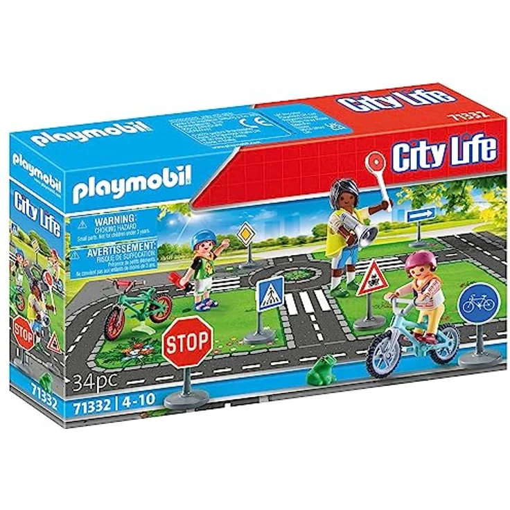 Playmobil® 71332 Fahrradparcours - Übungsplatz für sicheres Verhalten im Straßenverkehr, Playmobil® City Life – Bild 2