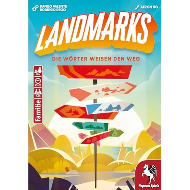 Pegasus Spiele Landmarks, Brettspiel mit robuster Konstruktion für die ganze Familie – Bild 2