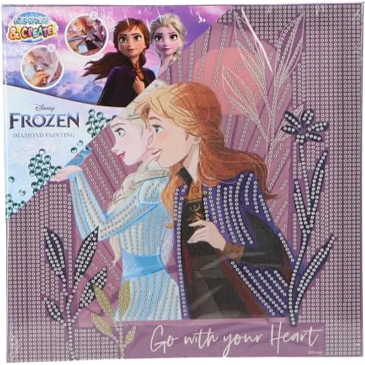 Frozen Diamond Painting - Schilderij, Malvorlagen aus der Frozen Kollektion