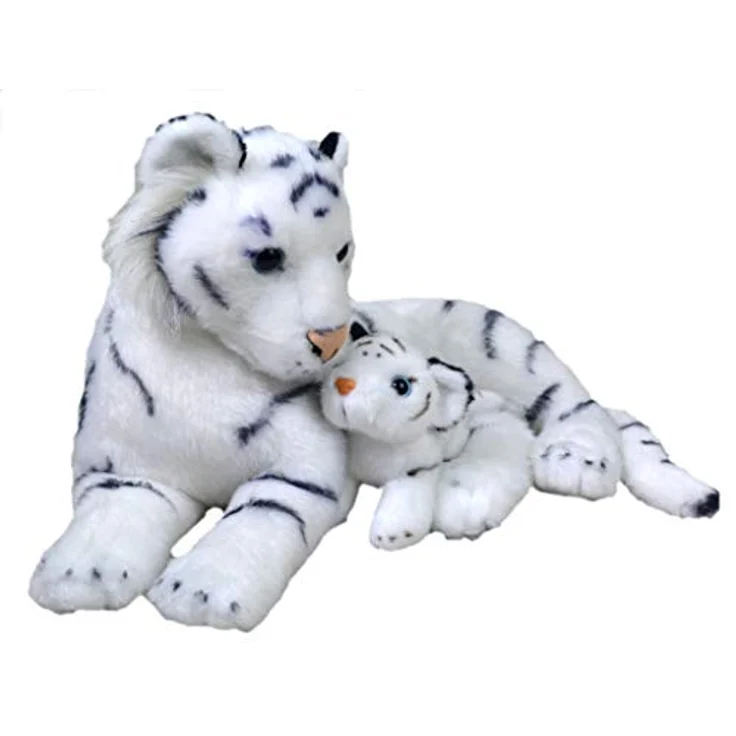 Wild Republic White Tiger - Mom & Baby Tiger – Bild 2