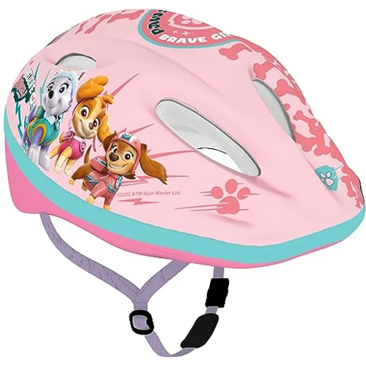 Kinder Fahrradhelm Paw Patrol Girls, pink, 52-56cm, Skye, Liberty, Everest