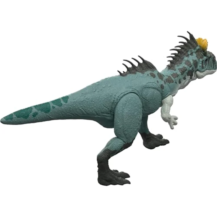 Mattel Jurassic World Wild Roar Crylophosaurus Actionfigur mit Beißangriff und Brüllgeräusch, 36,8 cm, Mehrfarbig, Kunststoff – Bild 5