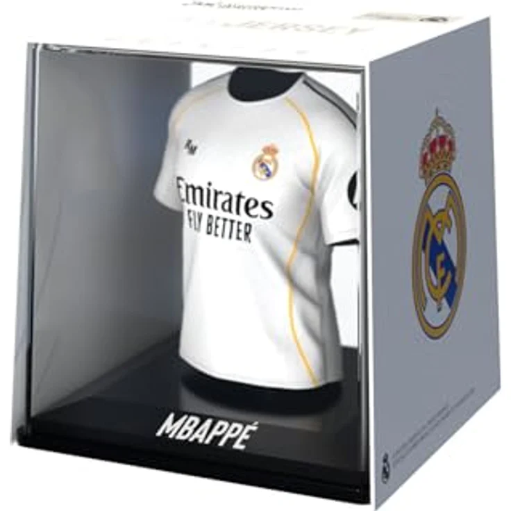 Banbotoys Mini-T-Shirt-Figur von Real Madrid Mbappe, detailreiche Sammelfigur, 9,5 cm hoch – Bild 3
