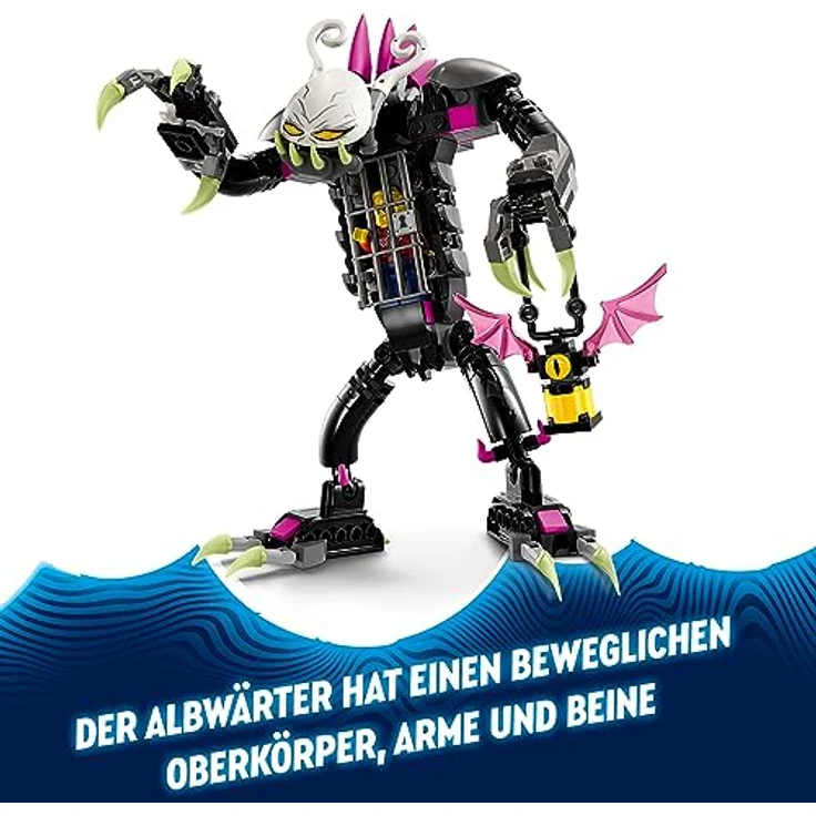 LEGO 71455 DREAMZzz der Albwärter, Monster-Figuren Set, verwandle Z-Blob in EIN Miniflugzeug oder Hoverbike, mit 2 Minifiguren aus der TV-Show, Spielzeug für Kinder ab 7 Jahren – Bild 5