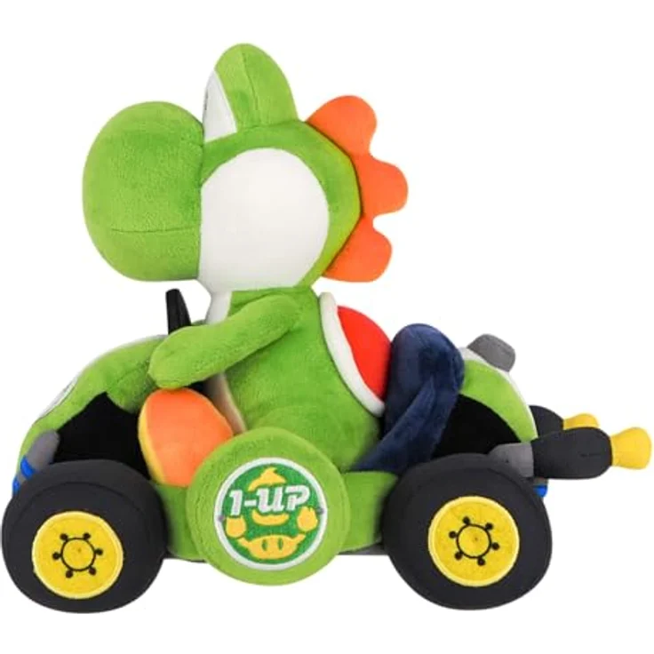 joojee GmbH Nintendo Super Mario Kart World Yoshi Plüsch, 27 cm, grünes Design, hochwertiger Plüsch, offiziell lizenziertes Merchandise – Bild 3