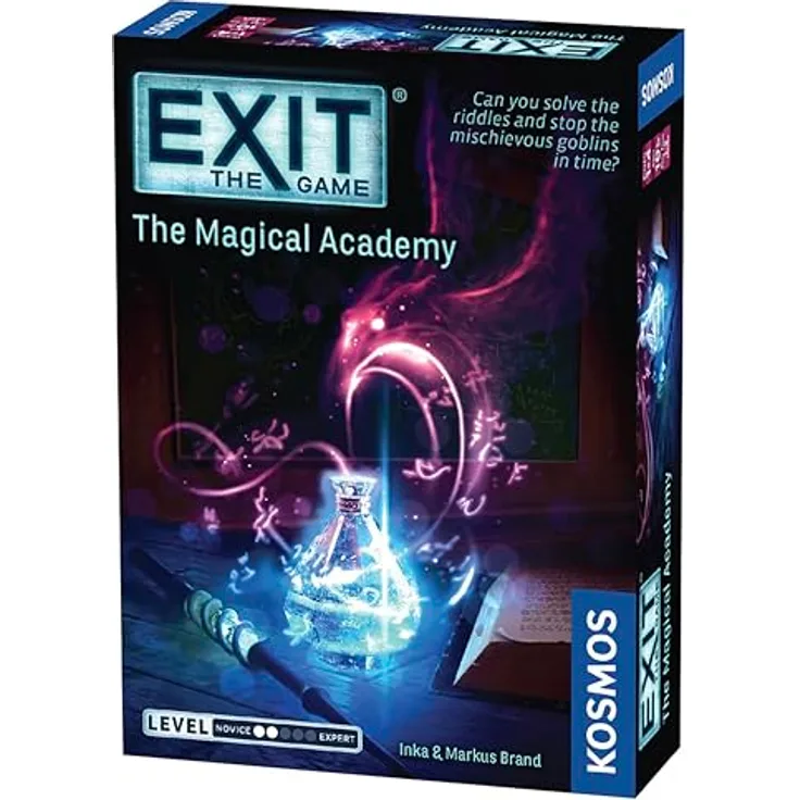 Thames & Kosmos EXIT The Game - The Magical Academy Escape Room, Koop-Spiel für 1+ Spieler, Denkspiel ab 10 Jahren, Rätsel und geheime Objekte
