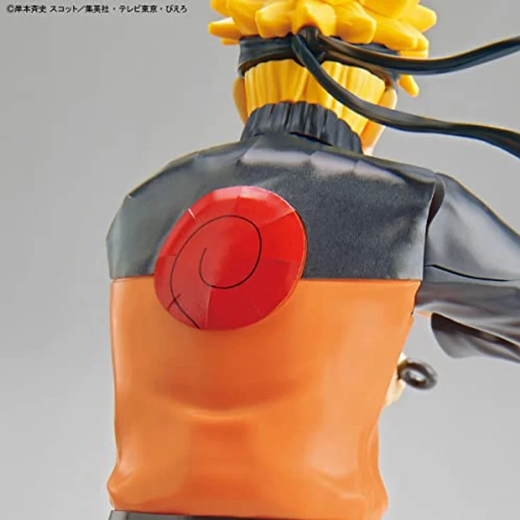 Bandai Naruto Shippuden Entry Grade Plastic Model Kit Naruto Uzumaki, inklusive Zubehör und austauschbaren Teilen, bereits farblich gestaltet – Bild 4