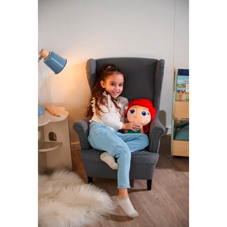 Simba Disney Doorables Arielle, 25 cm Plüschfigur mit Glitzeraugen, für Kinder ab den ersten Lebensmonaten geeignet – Bild 4