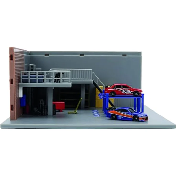 Smoby Knetspiel, kreative Spielmöglichkeiten mit detailreichem Diorama und zwei Die-cast Nano Fahrzeugen – Bild 2