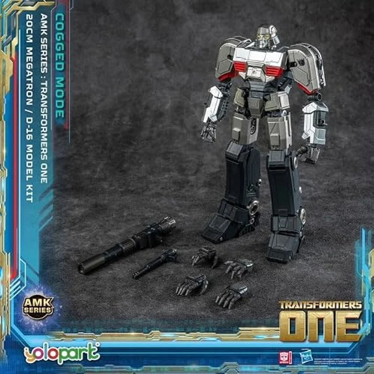 Yolopark Transformers 8 Amk Series Kit D-16, 20 cm bewegliche Figur in Silber – Bild 5