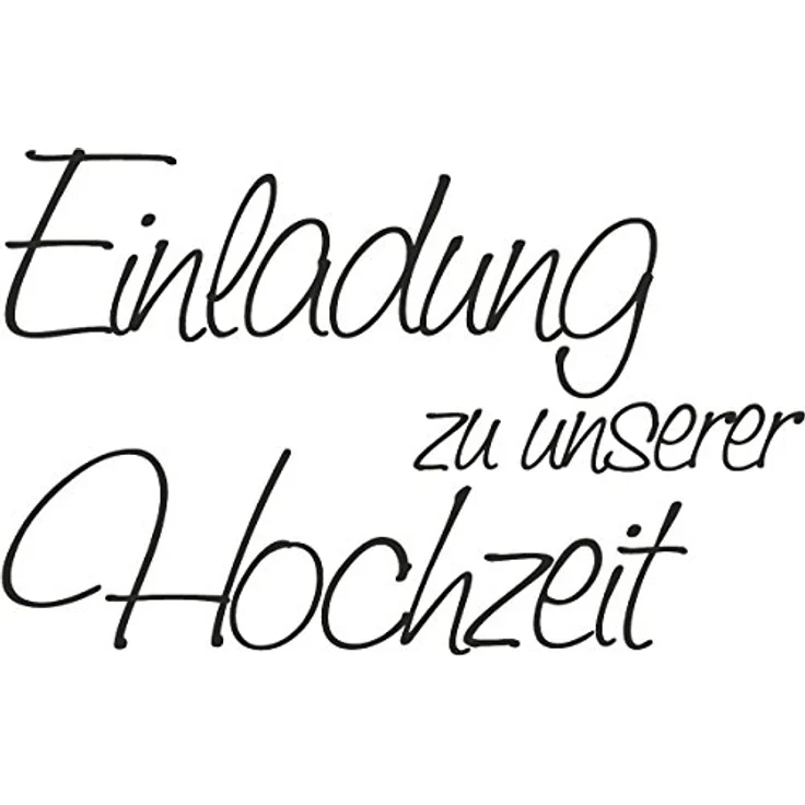 Knorr Prandell 211800002 Knorr prandell 211800002 Stempel aus Holz (Hochzeit) Motivgröße 6,5 x 4,1 cm, Motiv: Einladung zu unserer Hochzeit – Bild 2