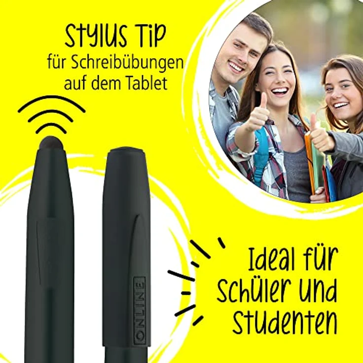 Online Pen Füller Switch Expert, ergonomisch, ideal für die Schule, mit Stylus-Tip – Bild 4