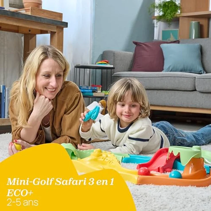 Chicco Kugelbahn 3in1 Safari, vielseitiges Set aus recyceltem Material, Made in Europe, fördert motorische Fähigkeiten, 11 Teile – Bild 3
