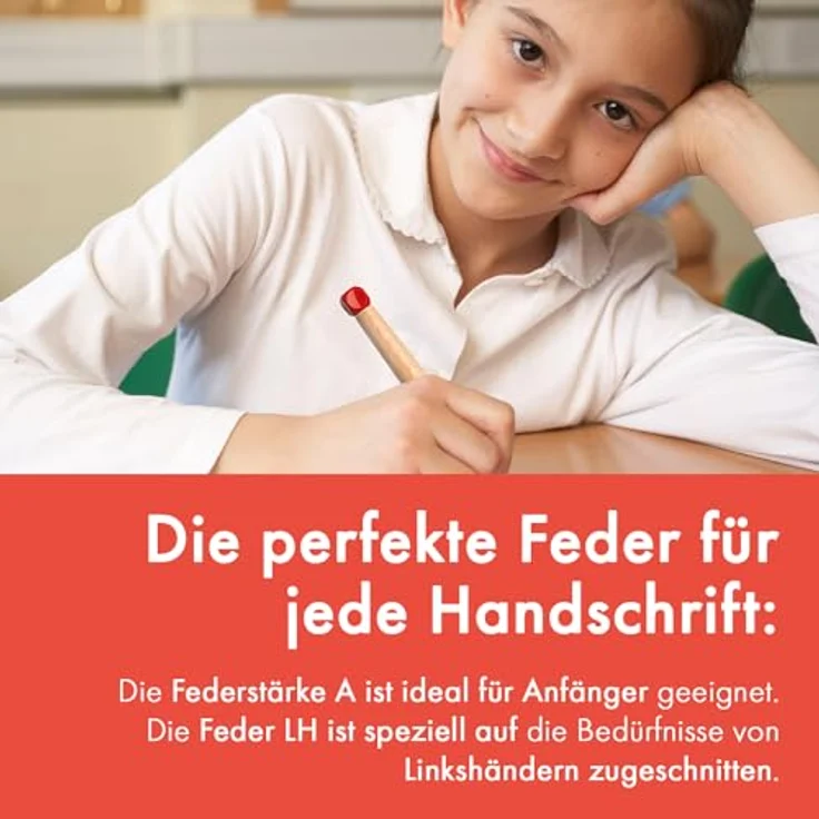 LAMY Schreiblernfüller ABC Holz rot (Federbreite/ Minenbreite: LH) – Bild 6