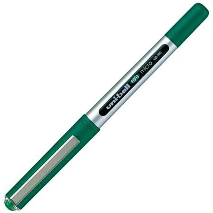Uni-ball Osama cf12 Uniball eye 05, Kugelschreiber Set mit 0,5 mm Strichbreite, grün, 12 Stück