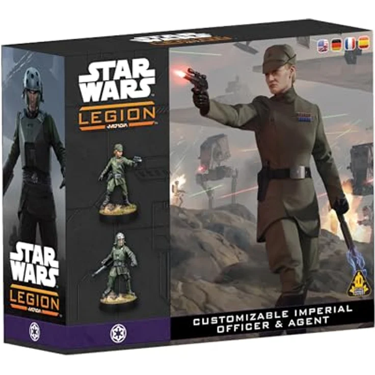 Atomic Mass Games Star Wars Legion - Anpassbarer Imperial Officer Agent, Miniaturenset mit über 20 optionalen Teilen – Bild 1