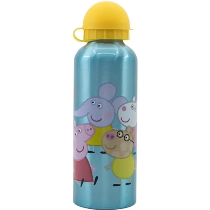 Stor 530ML Aluminiumflasche für Kinder, Peppa Pig, BPA-frei, wiederverwendbar, offiziell lizenziertes Produkt – Bild 4