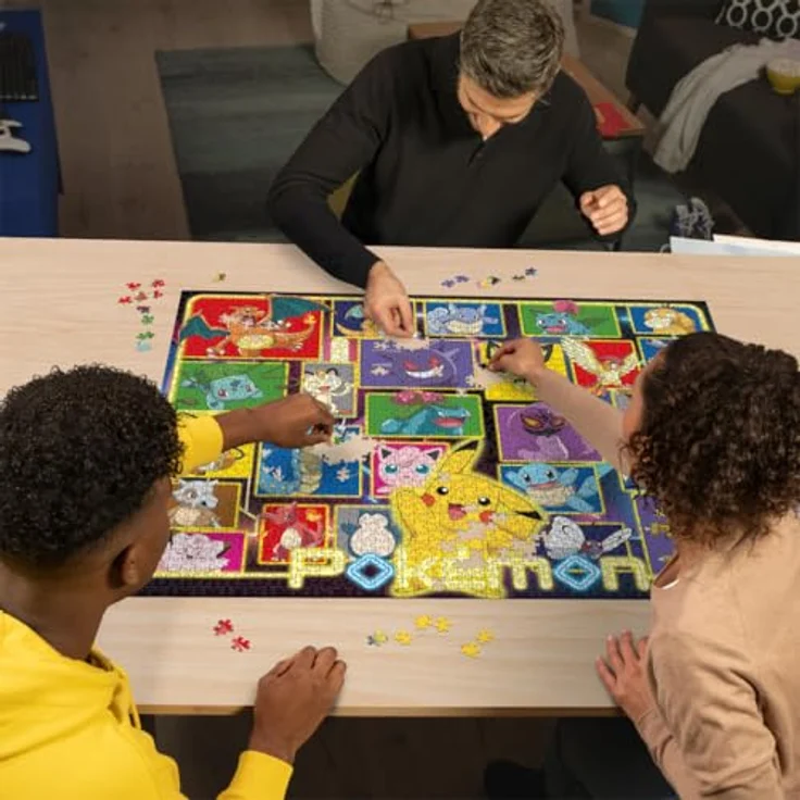 Ravensburger Puzzle 12001130 - Leuchtende Pokémon - 2000 Teile Puzzle für Erwachsene und Kinder ab 14 Jahren, Yellow – Bild 4