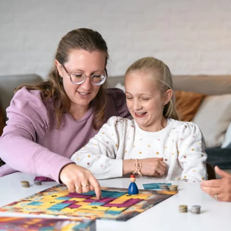 No Name Marrakesch, Brettspiel für 2-4 Spieler, strategisches Gebietskontrollspiel mit Würfelmechanik – Bild 5