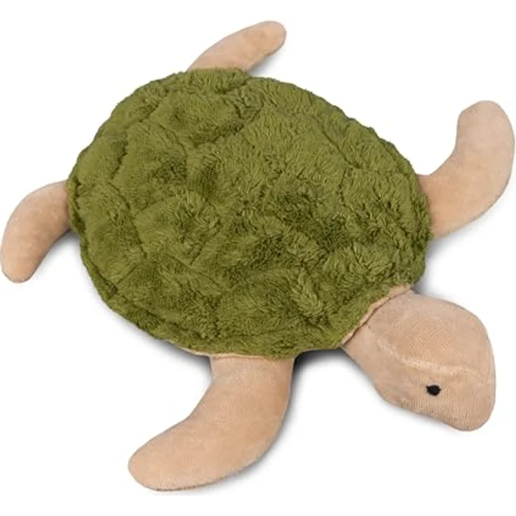 Senger Naturwelt Kleine Kuscheltier-Schildkröte, Tannengrün I GOTS-zertifiziert mit Wärmekissen – Bild 1