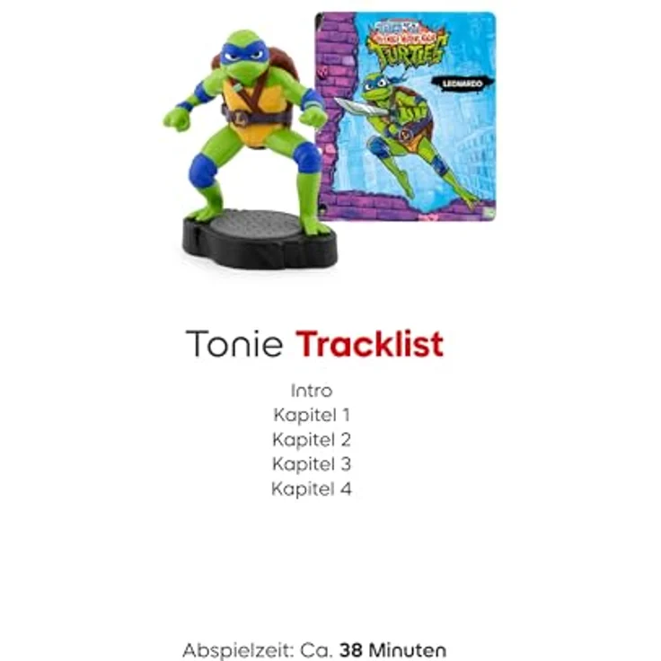 tonies Hörspielfigur Teenage Mutant Ninja Turtles: Leonardo, Abenteuerfigur mit interaktiven Geschichten und strategischen Herausforderungen – Bild 3
