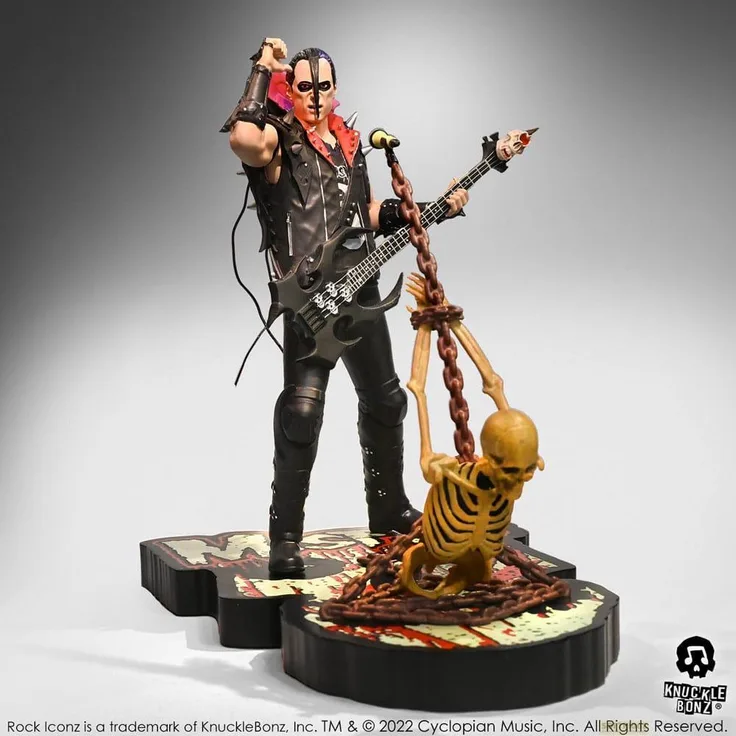 Knucklebonz Rock Iconz: Misfits - Jerry Only Statue, limitierte handgefertigte Sammlerversion, nur 3000 Stück verfügbar