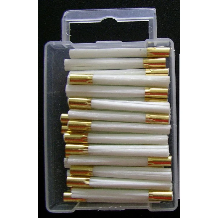 HANSA Malpinsel h1152 021, Ersatz-Glaspinsel für Glasradierer, 4x40mm, 25 Stück, für Tusche- und Tintenkorrektur, Rostentfernung