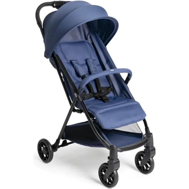 Chicco Buggy Urbino, Blau, Textil, Einhand-Faltmechanismus, 53x103x80 cm