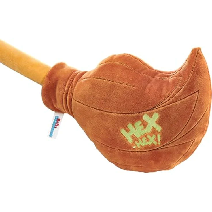 Schmidt Spiele Kuscheltier Bibi Blocksberg: Kartoffelbrei Plüschfigur, Hexenbesen 79 cm lang – Bild 7