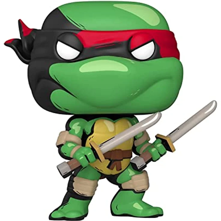 POP Funko 60652 TMNT Comics Leonardo PX, Vinyl-Figur mit Schwarz-Weiß-Case, 9,5 cm Höhe – Bild 1